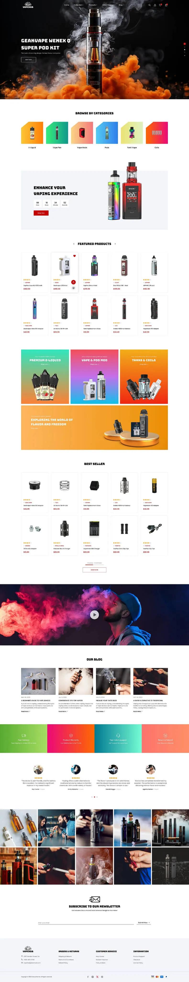具备结构化规格的产品网站
